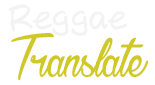 Reggae Translate Logo